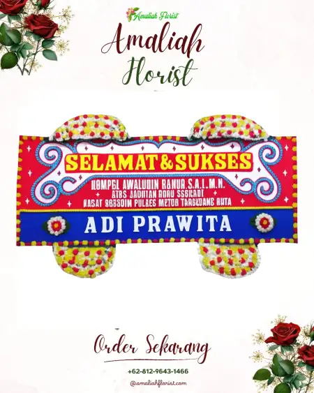 Papan Bunga Ucapan Selamat Jatigreges